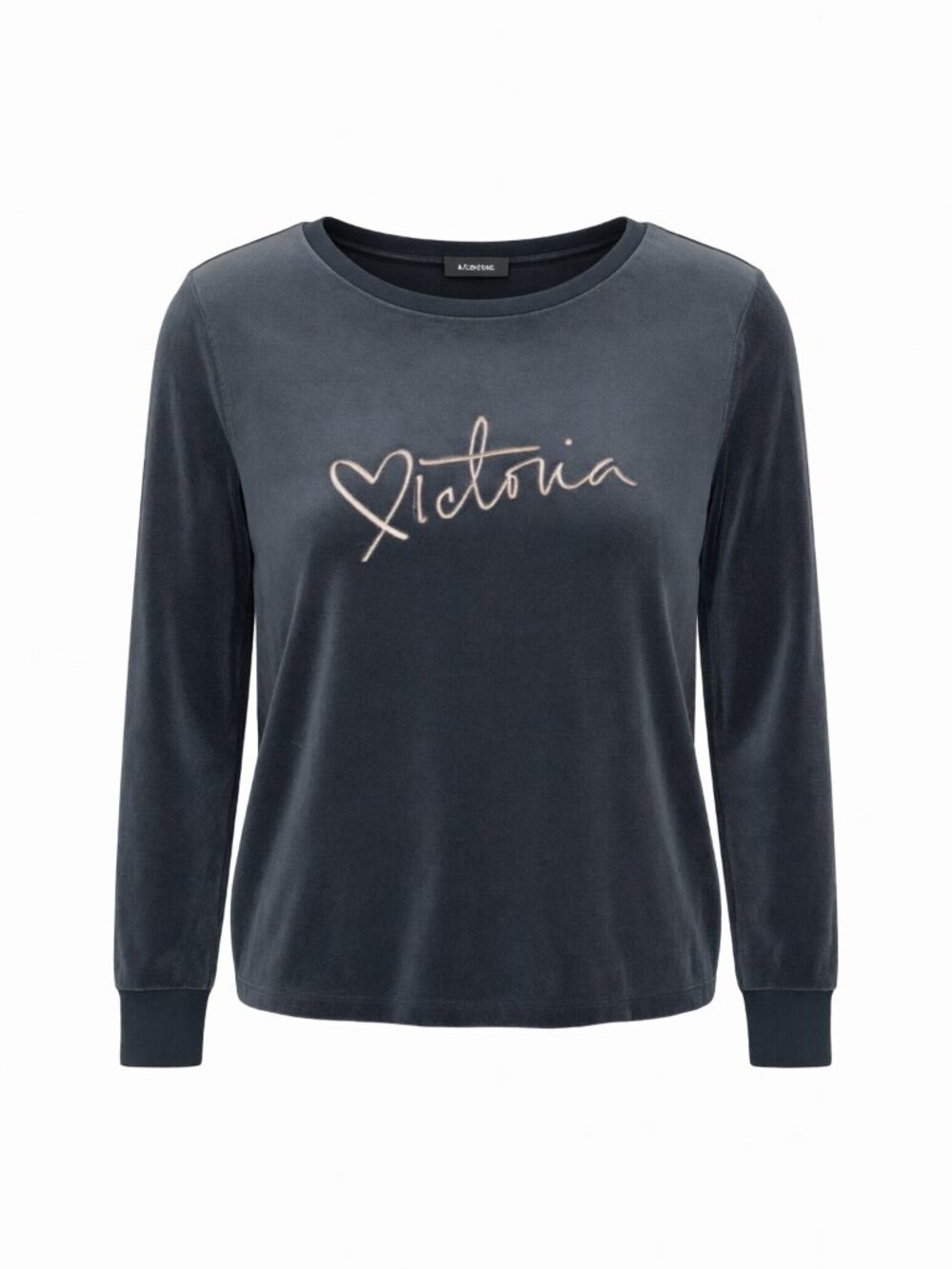 Victoria's Secret Velvet Top Women M Grey